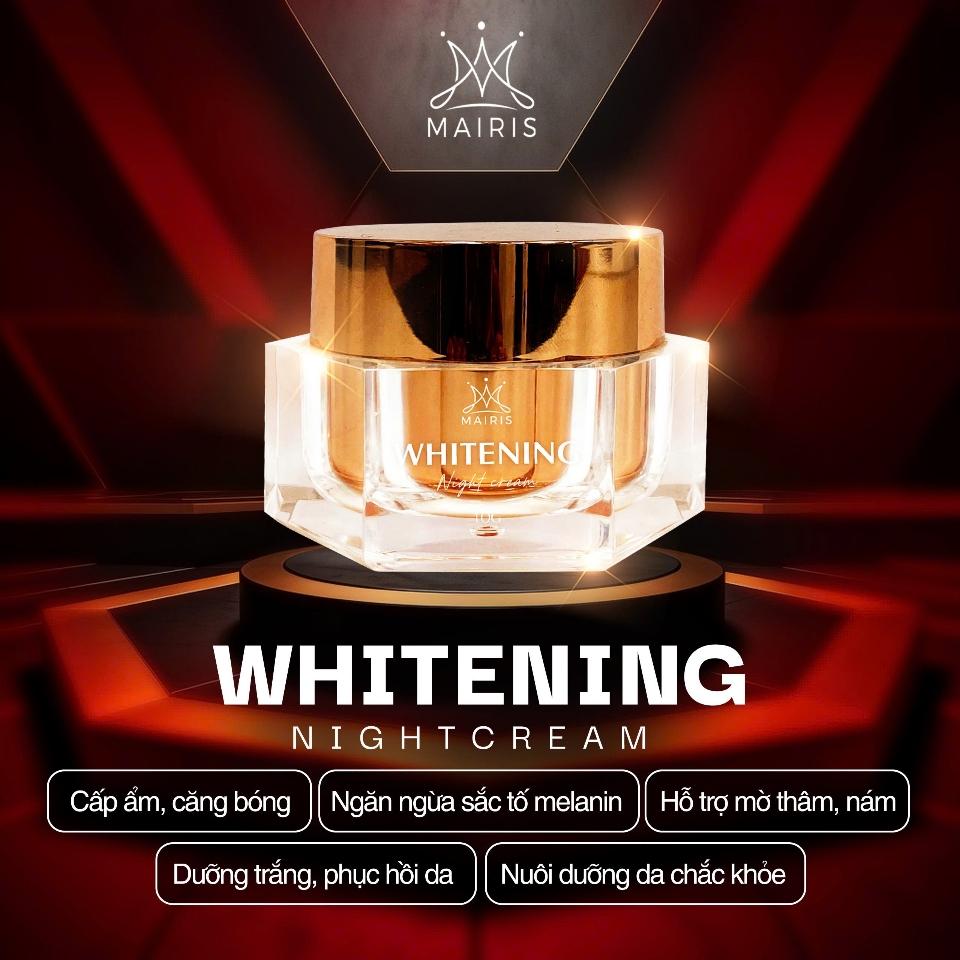 (Freeship) KEM ĐÊM WHITENING NIGHT CREAM 10G MAIRIS-duoc-ban-tai-TEC