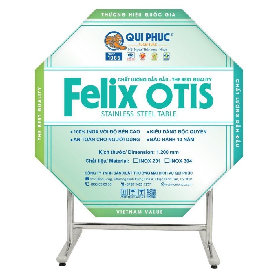 Bàn inox FELIX Otis 1m2  inox 201 (.Mã SP: 1000002866)-duoc-ban-tai-TEC