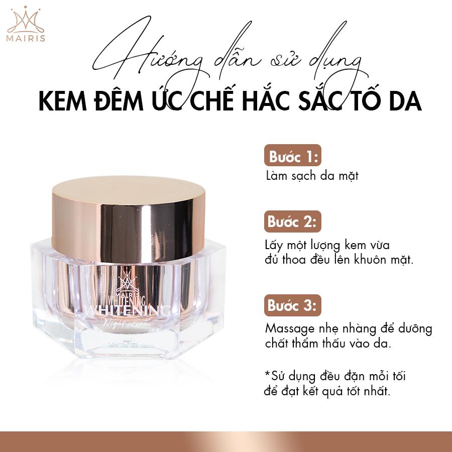 (Freeship)KEM ĐÊM WHITENING NIGHT CREAM 30G MAIRIS-duoc-ban-tai-TEC