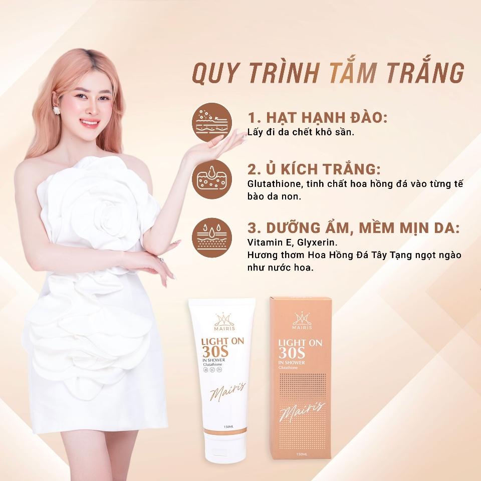 (Freeship)TẮM TRẮNG LIGHT ON 30S 150ML MAIRIS-duoc-ban-tai-TEC