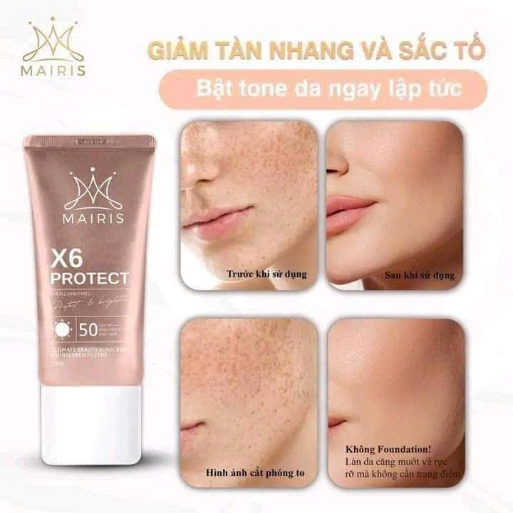 (Freeship)CHỐNG NẮNG X6 PROTECT 50SPF/PA+++ -duoc-ban-tai-TEC