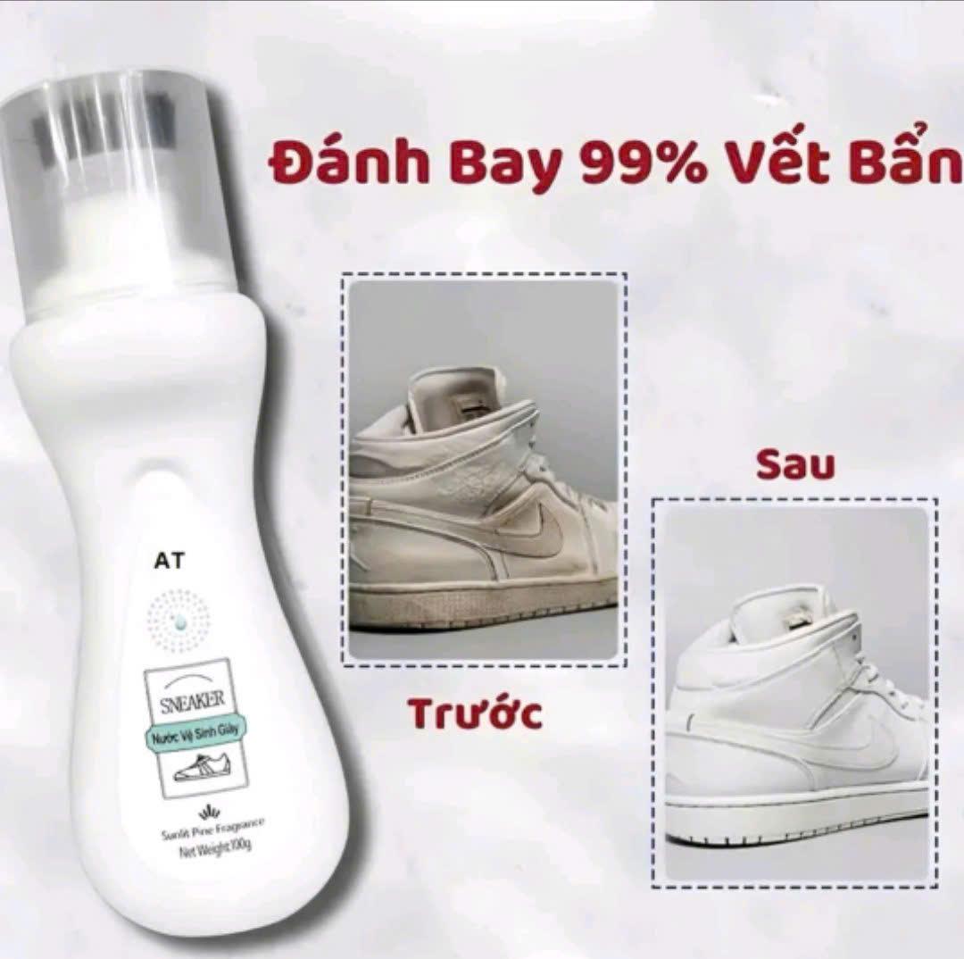 COMBO Giặt giày khô AT SNEAKER + chai dưỡng bóng dùng cho da (mua combo tặng 1)-duoc-ban-tai-TEC