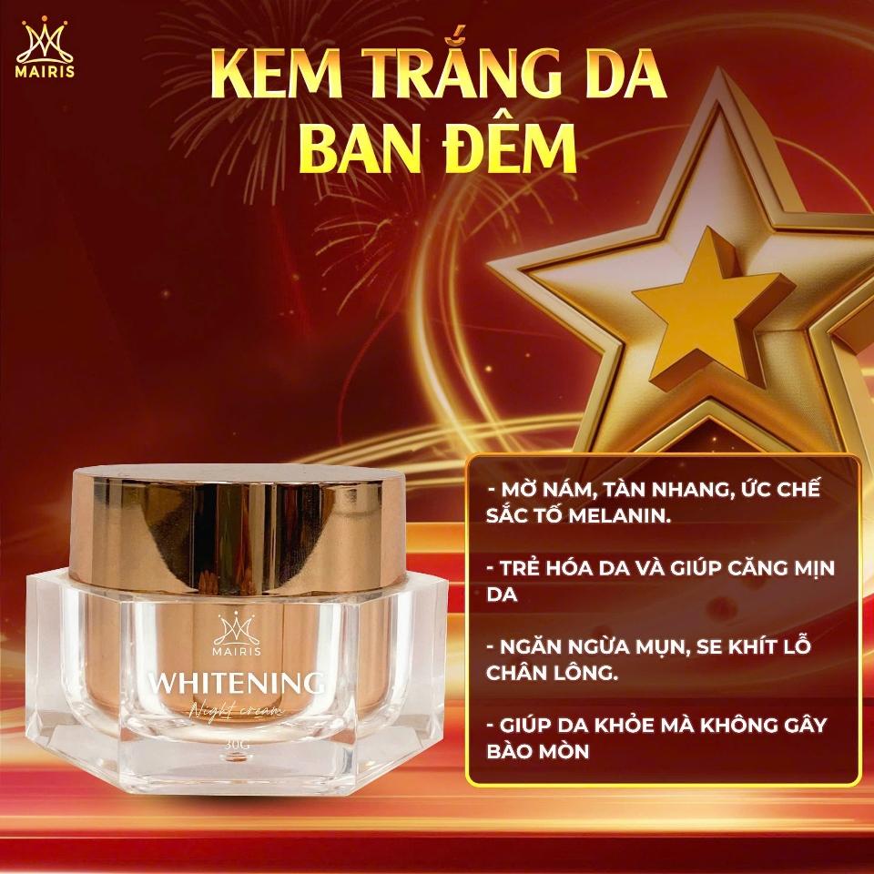(Freeship)COMBO KEM NGÀY VÀ ĐÊM MAIRIS 30G .tặng sửa rửa mặt pro-vi 120gr + son môi-duoc-ban-tai-TEC
