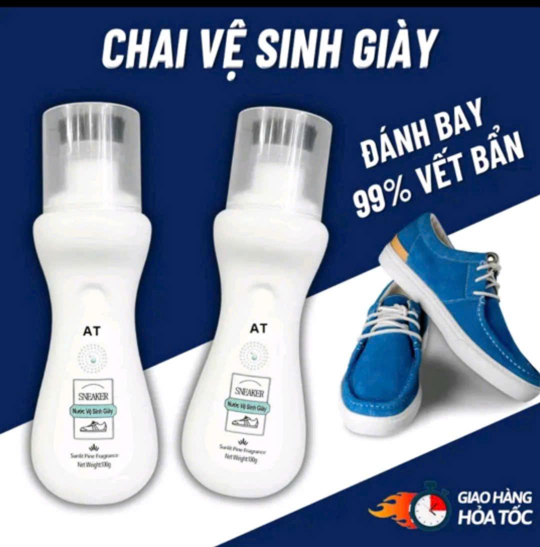 COMBO Giặt giày khô AT SNEAKER + chai dưỡng bóng dùng cho da (mua combo tặng 1)-duoc-ban-tai-TEC