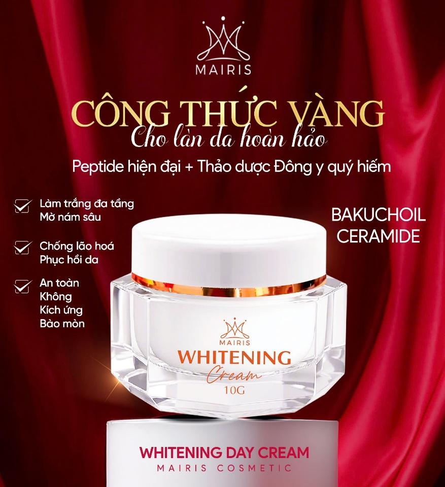 ( freeship)KEM NGÀY WHITENING DAY CREAM 10G MAIRIS-duoc-ban-tai-TEC