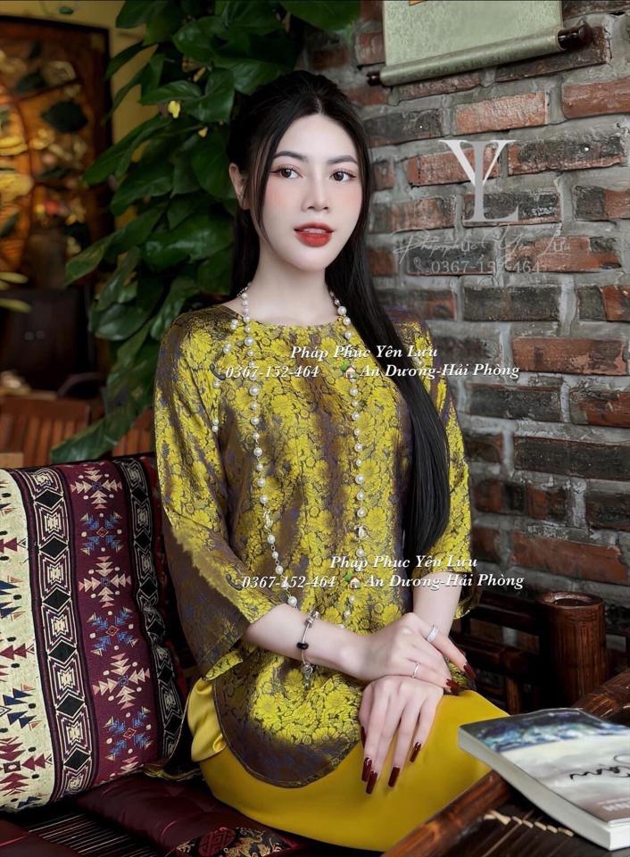 Tơ Tằm Khuê Ngọc Vàng✔️-duoc-ban-tai-Tiệm M&Y- Tâm An Lành- Pháp phục thiết kế, may đo riêng