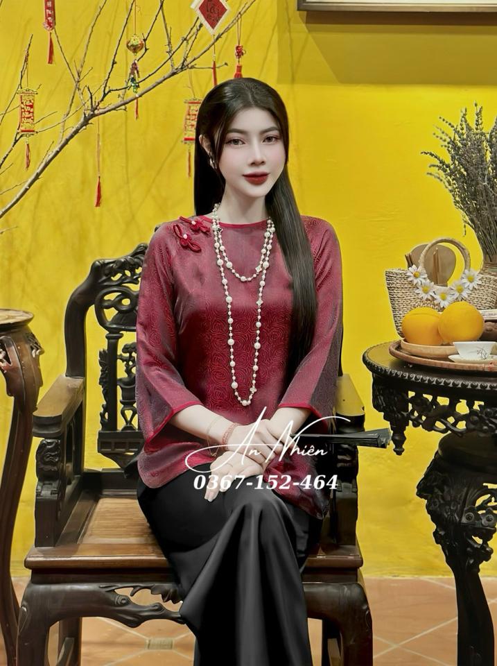 Tơ Tằm hoa xoáy ✔️-duoc-ban-tai-Tiệm M&Y- Tâm An Lành- Pháp phục thiết kế, may đo riêng