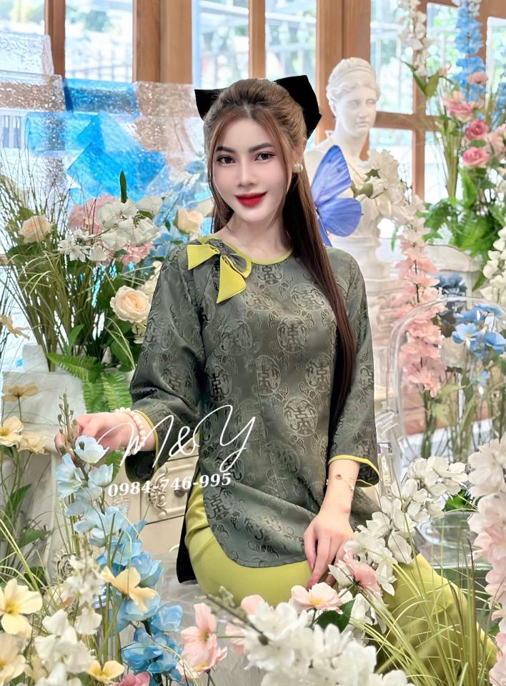 Tơ tằm khuy nơ new✔️-duoc-ban-tai-Tiệm M&Y- Tâm An Lành- Pháp phục thiết kế, may đo riêng