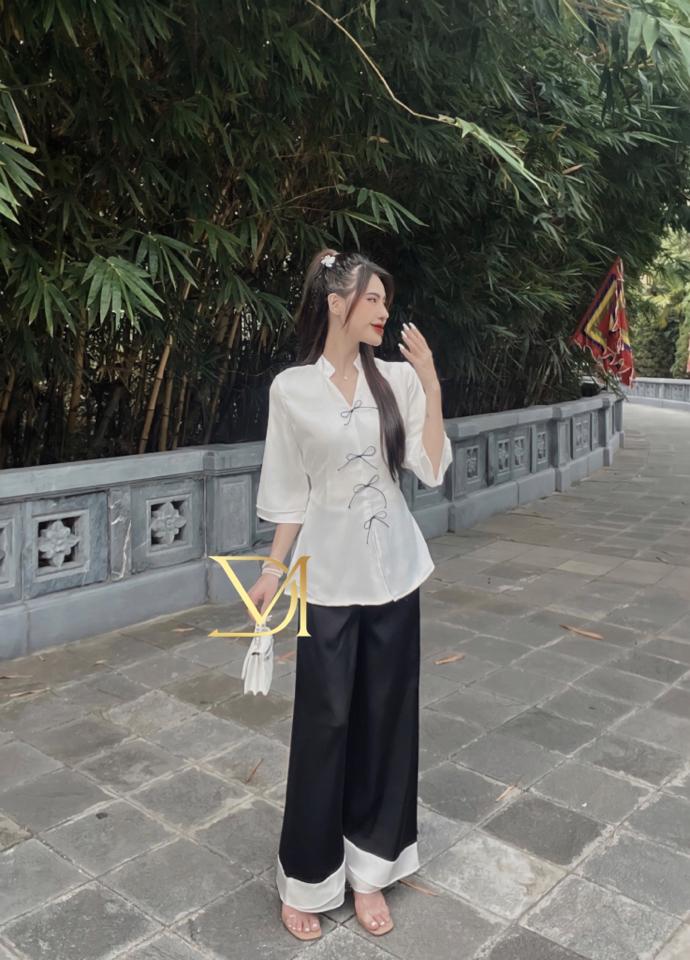Set Voan Nơ-duoc-ban-tai-Tiệm M&Y- Tâm An Lành- Pháp phục thiết kế, may đo riêng