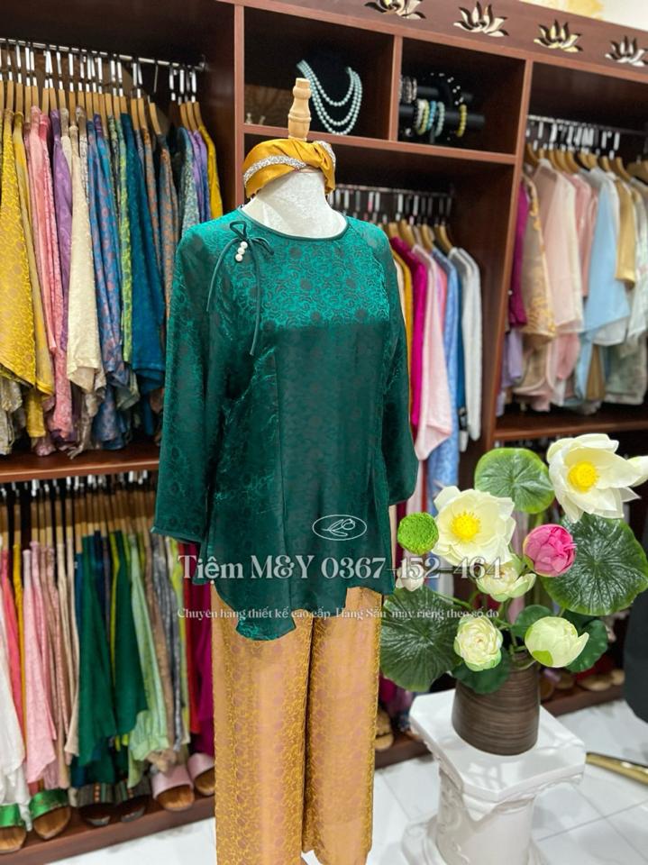  Tơ tằm khuy nơ new✔️-duoc-ban-tai-Tiệm M&Y- Tâm An Lành- Pháp phục thiết kế, may đo riêng