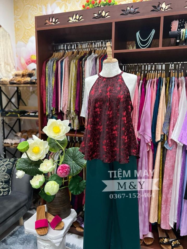 Yếm cổ tết new✔️-duoc-ban-tai-Tiệm M&Y- Tâm An Lành- Pháp phục thiết kế, may đo riêng