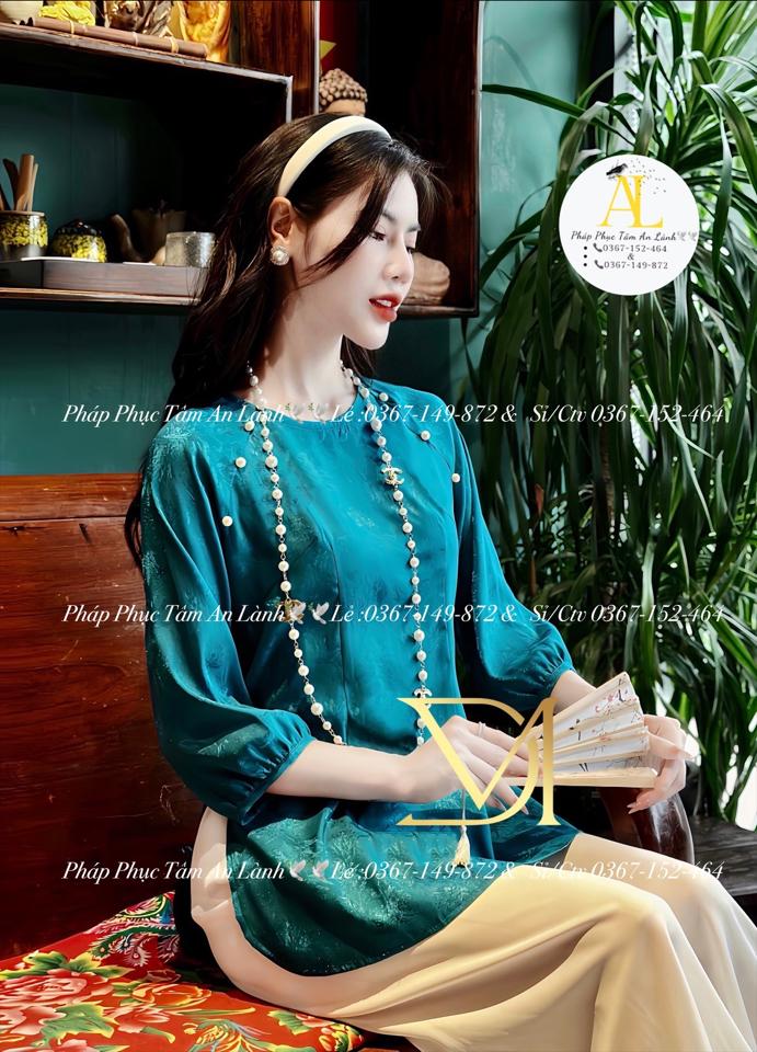 Gấm khuy ngọc Cao Cấp(Mới)✔️-duoc-ban-tai-Tiệm M&Y- Tâm An Lành- Pháp phục thiết kế, may đo riêng