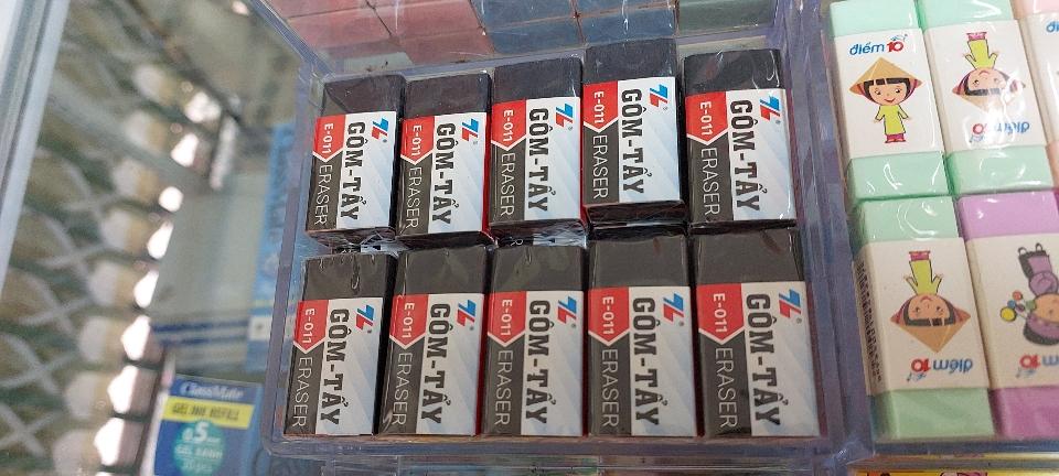Gôm tẩy đen E-011 Thiên Long-duoc-ban-tai-CỬA HÀNG HỒNG NGỌC