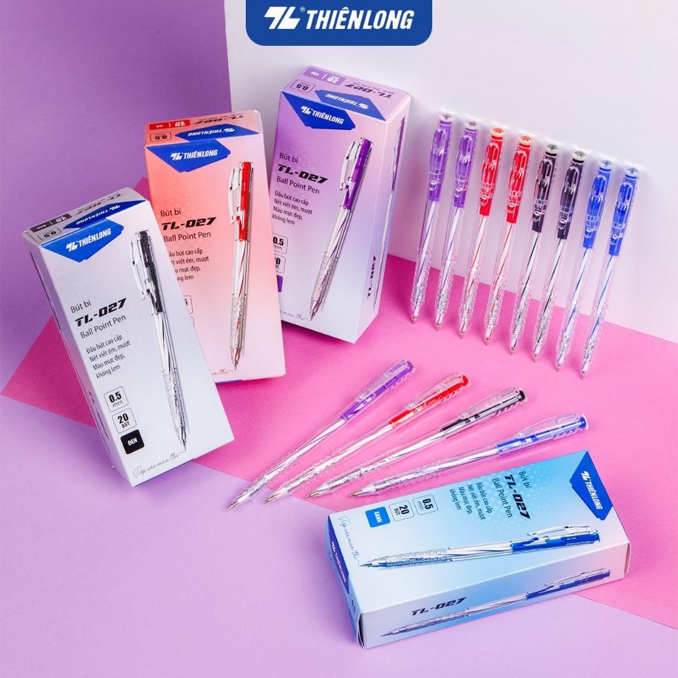 Bút Bi Thiên Long TL-027 Xanh-duoc-ban-tai-CỬA HÀNG HỒNG NGỌC
