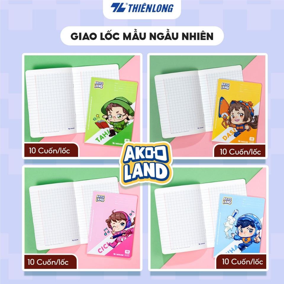 Vở 4 ô ly TP-NB002/AK 48 trang-duoc-ban-tai-CỬA HÀNG HỒNG NGỌC