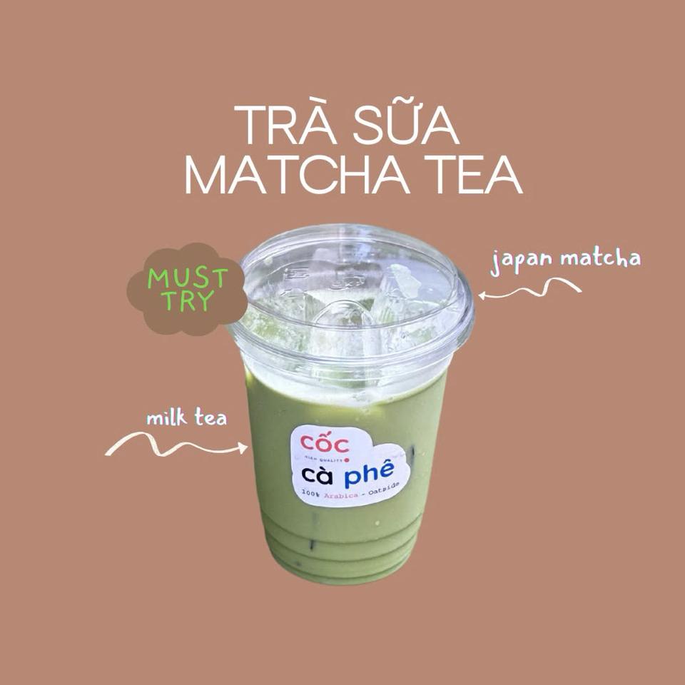 TRÀ SỮA MATCHA -duoc-ban-tai-CỐC CÀ PHÊ BA VÌ