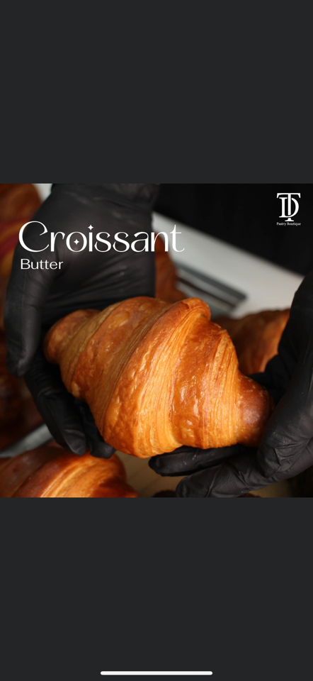 (Kho) Croissant Plain 50G-duoc-ban-tai-TD Pastry