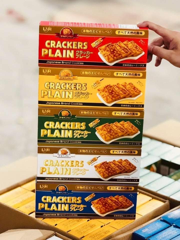 Bánh CRACKER PLAIM Dừa Sợi Nướng Giòn 80g (24hộp/thùng) -duoc-ban-tai-HỘ KINH DOANH QUÁCH HÀ TRANG