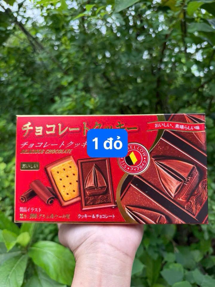 Bánh SLIKY MELLOW SOCOLA NHẬT 100g (36hộp/thùng) -duoc-ban-tai-HỘ KINH DOANH QUÁCH HÀ TRANG