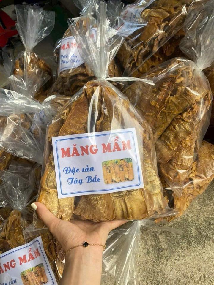 Măng mầm khô-duoc-ban-tai-Kho sỉ ăn vặt đông lạnh trái cây TUYẾT SƯƠNG