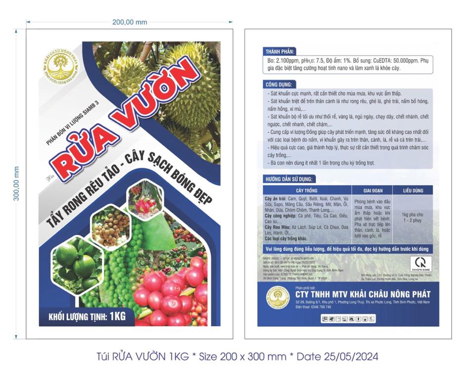 Rua vươn -duoc-ban-tai-Kỷ sư Huỳnh kỳ