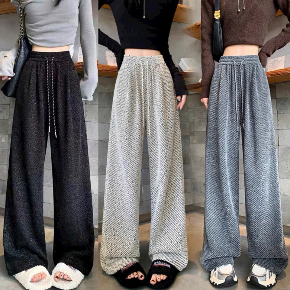 Quần suông dạ nhung -duoc-ban-tai-ANN Unisex
