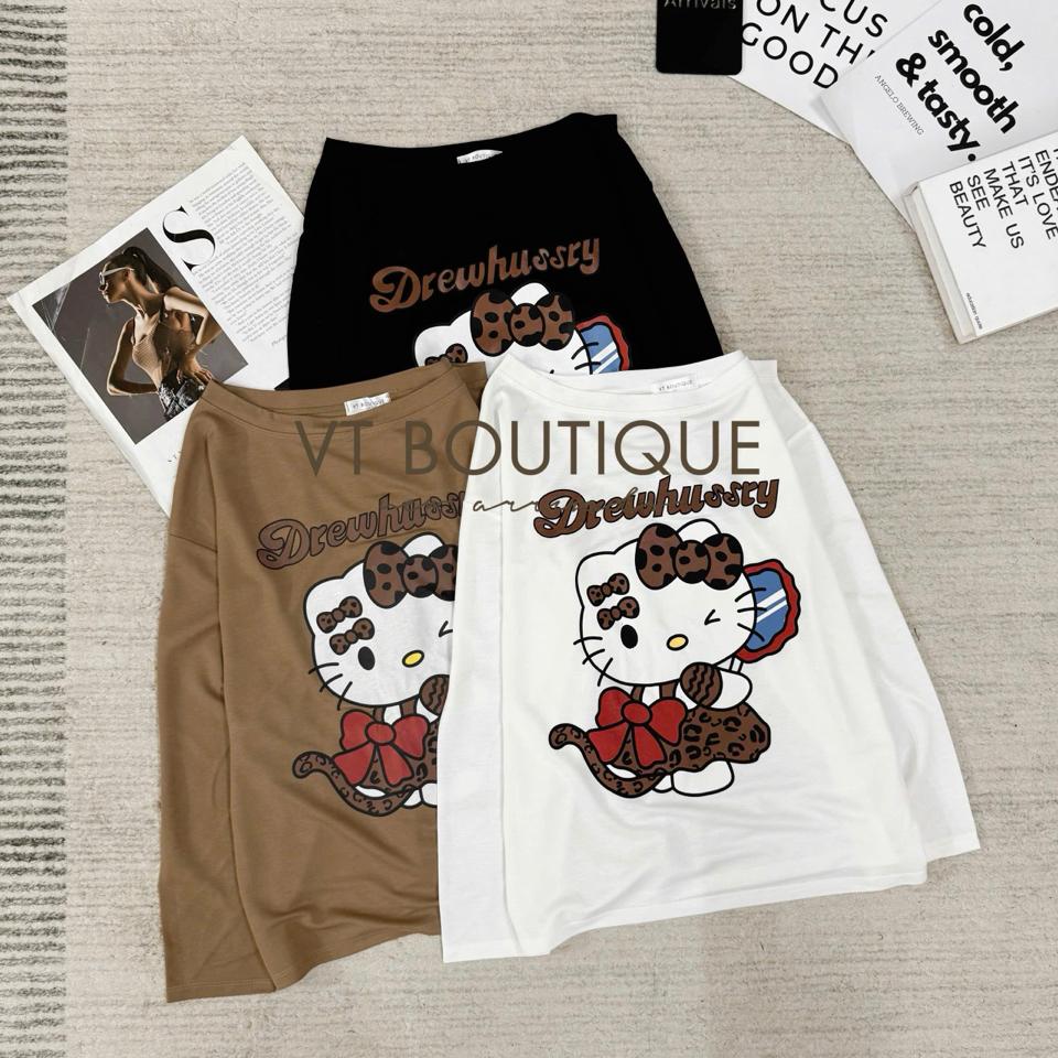 Áo thun giấy trễ vai kitty-duoc-ban-tai-ANN BASIC