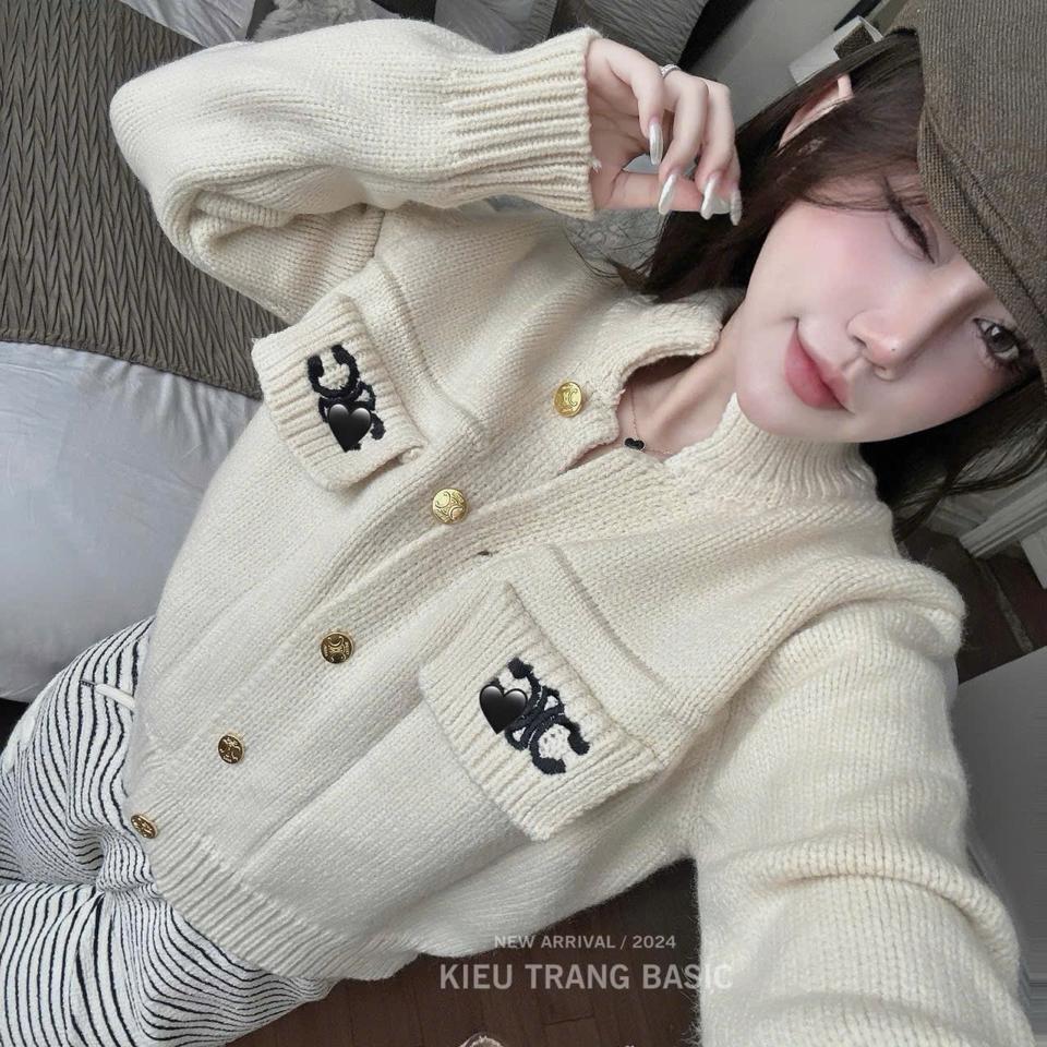 Áo khoác cdg len celine-duoc-ban-tai-ANN Unisex