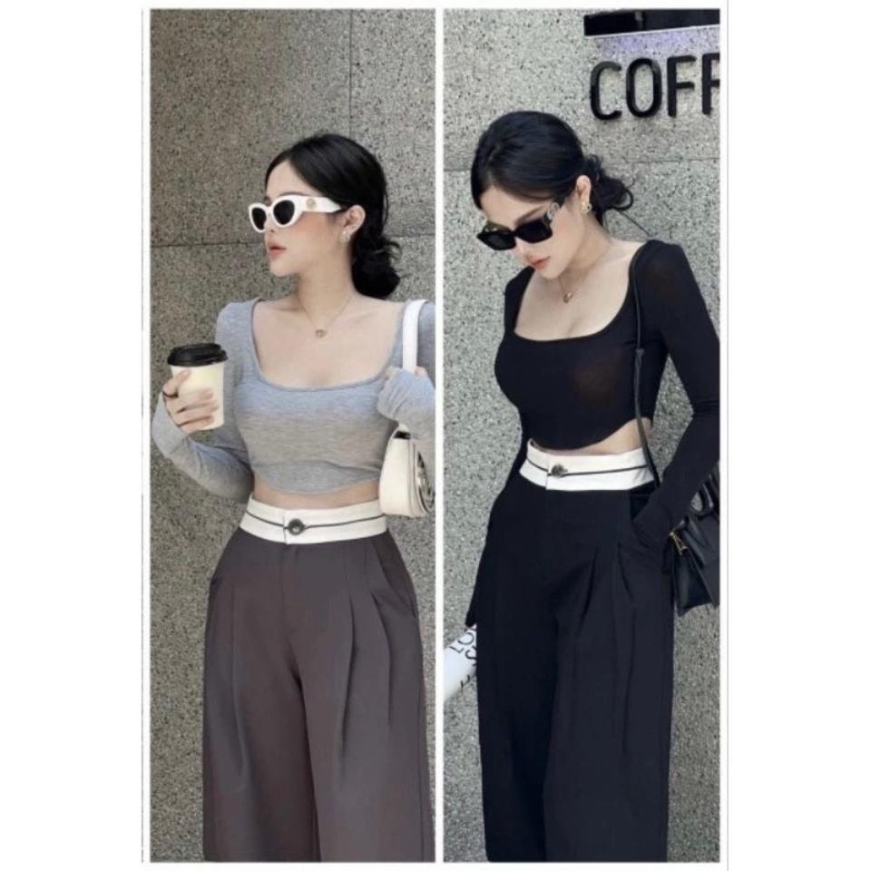 Quần suông vải ruby -duoc-ban-tai-ANN Unisex