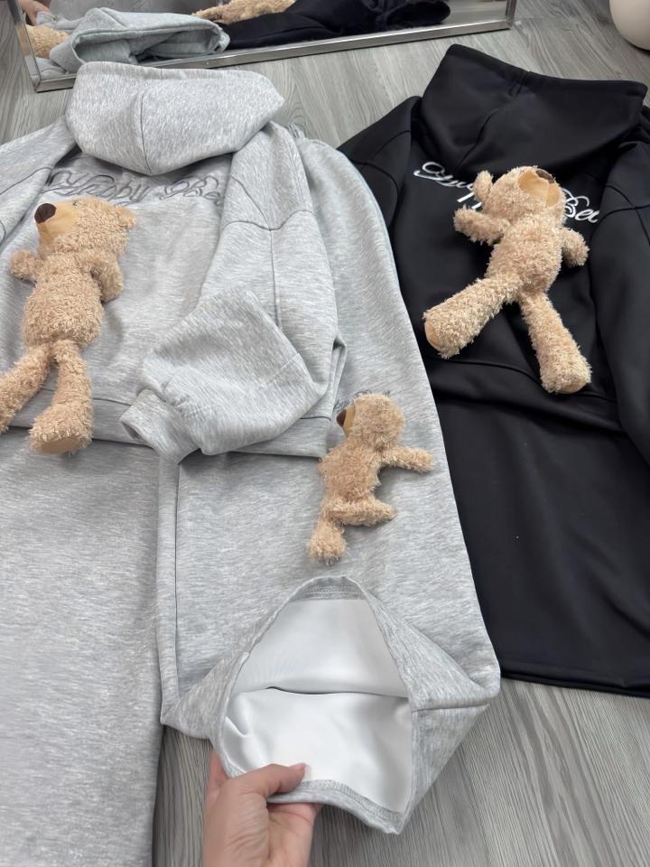 Set nỉ hoodie  gấu demazo -duoc-ban-tai-ANN Unisex