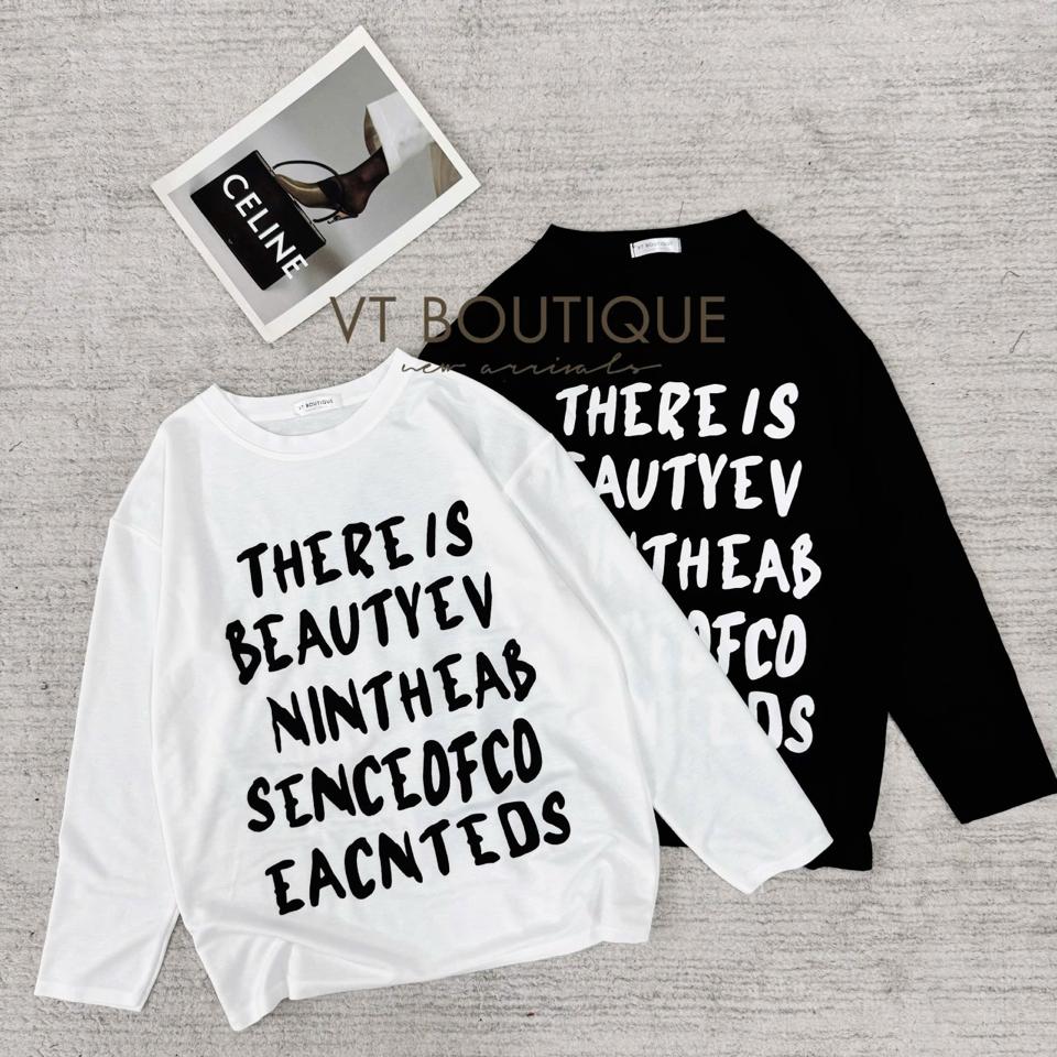 Phông thun giấy dài tay-duoc-ban-tai-ANN Unisex