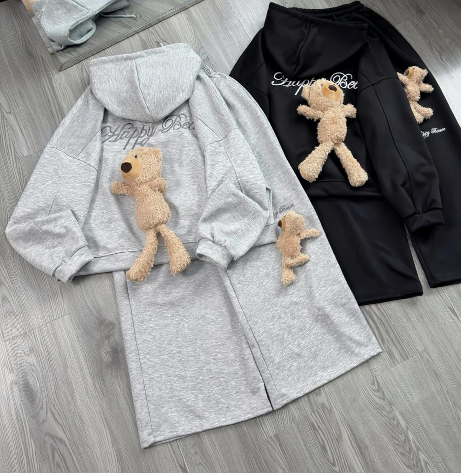 Set nỉ hoodie  gấu demazo -duoc-ban-tai-ANN Unisex