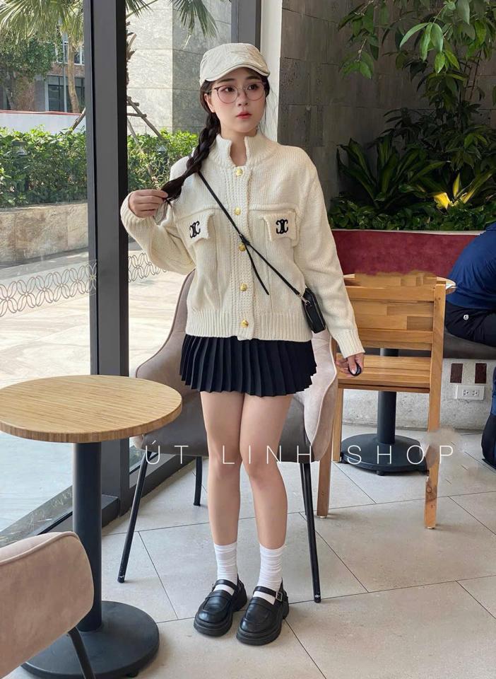 Áo khoác cdg len celine-duoc-ban-tai-ANN Unisex