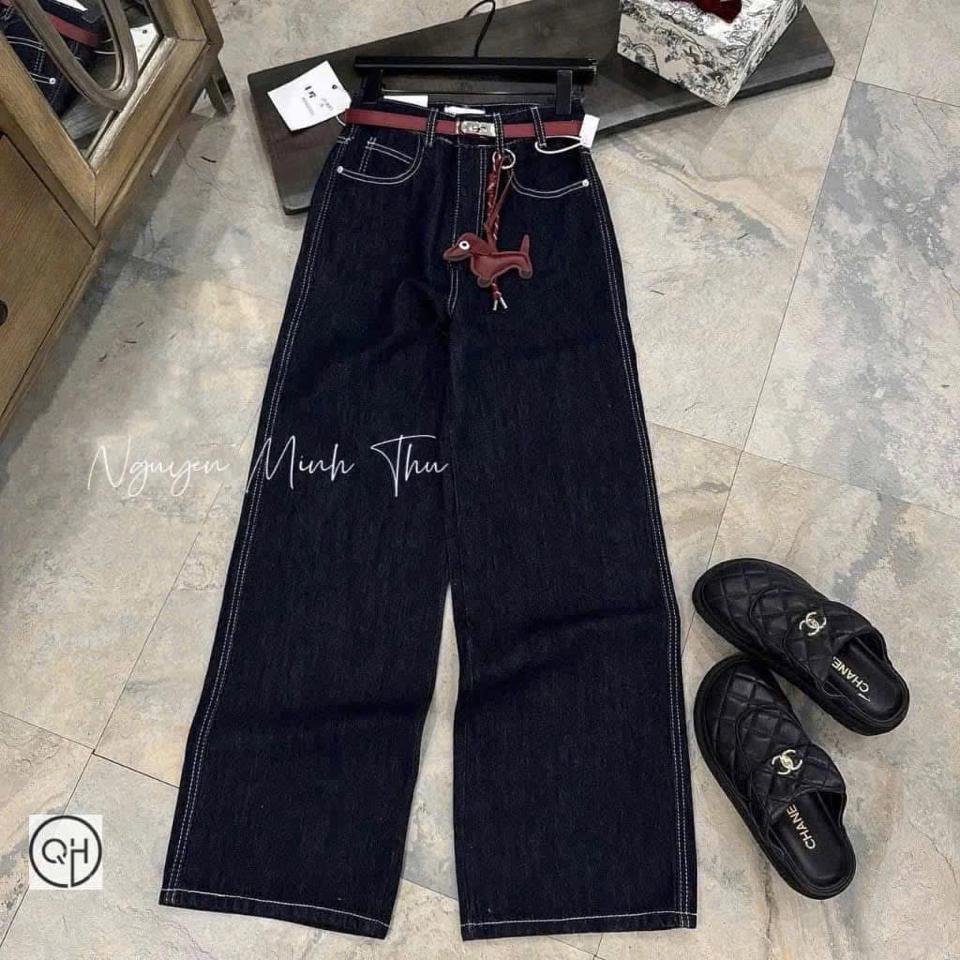 Jean suông xanh đậm-duoc-ban-tai-ANN Unisex