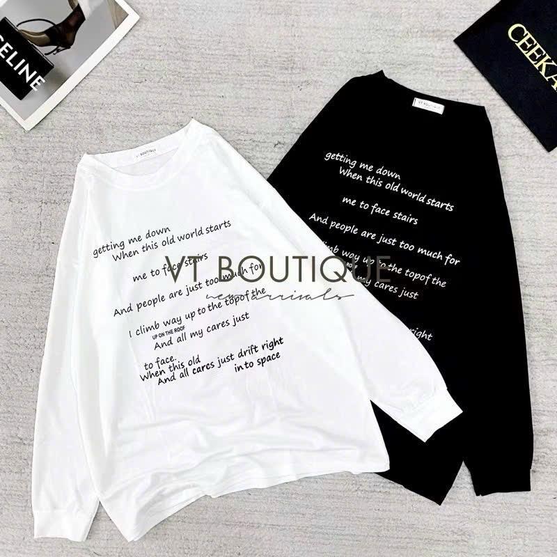 Phông thun giấy dài tay-duoc-ban-tai-ANN Unisex