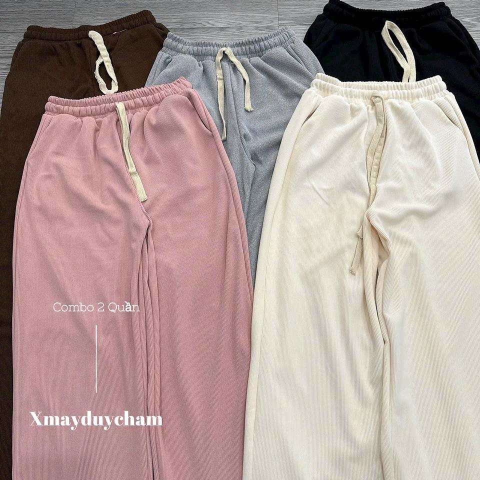 Quần suông nhung tăm-duoc-ban-tai-ANN Unisex
