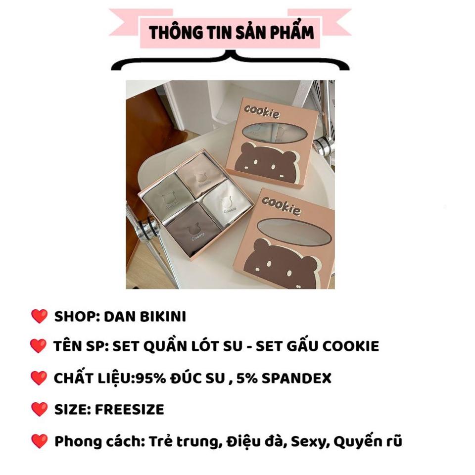 Hộp 4c lót su gấu-duoc-ban-tai-ANN Unisex