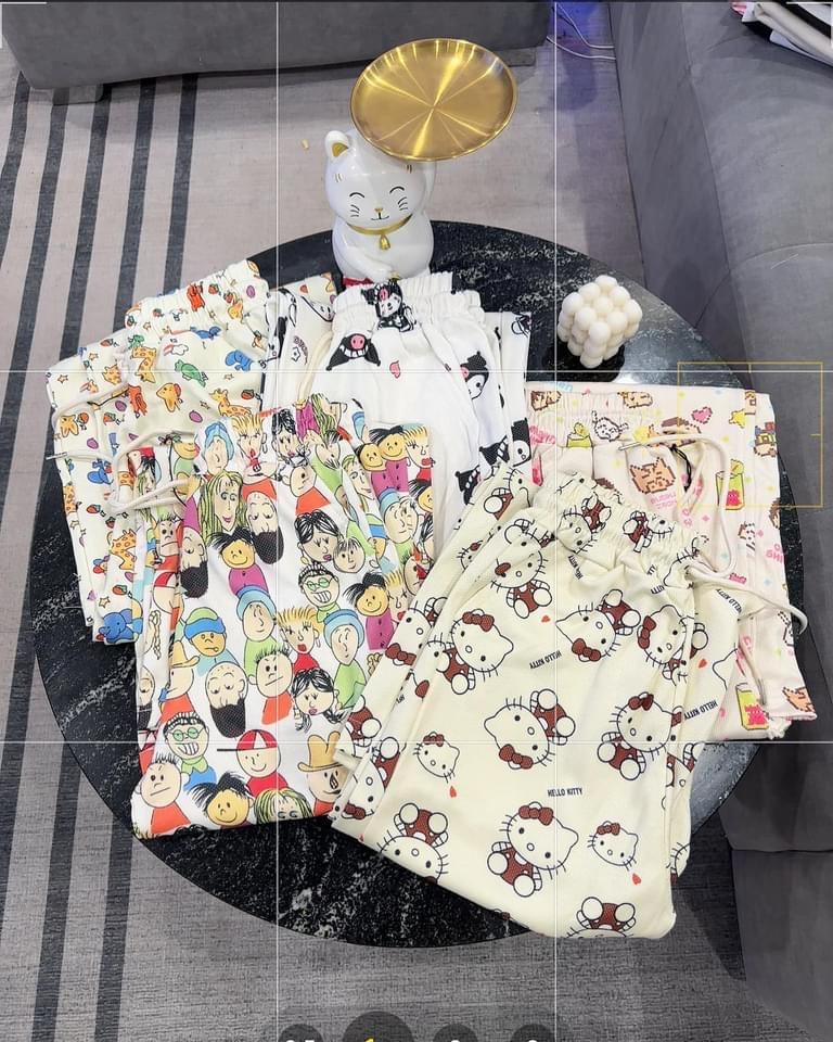 Quần suông da cá hoạt hình -duoc-ban-tai-ANN Unisex