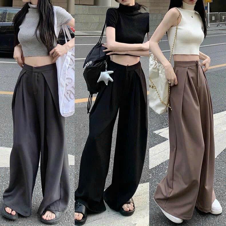 Quần suông vải ruby -duoc-ban-tai-ANN Unisex