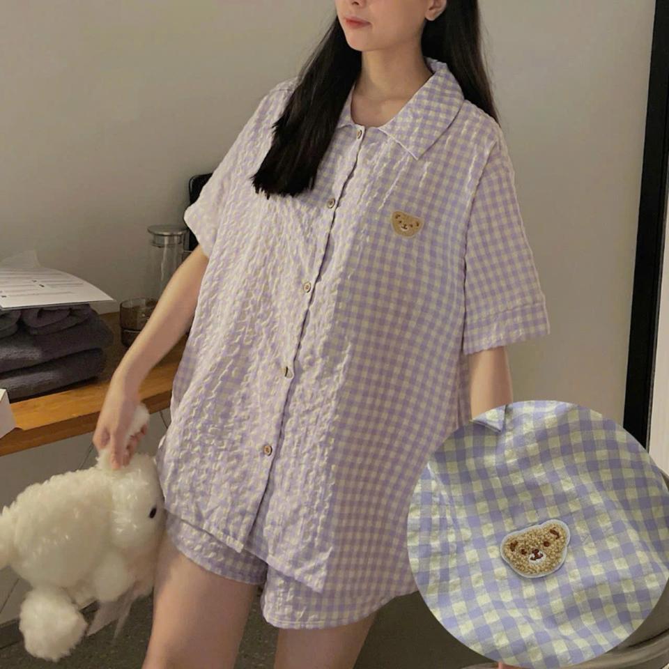 Set pizama cộc -duoc-ban-tai-ANN Unisex