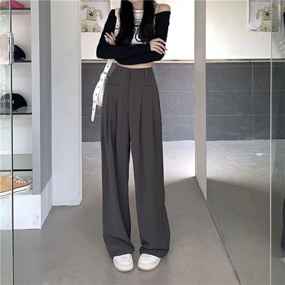 Quần suông vải ruby -duoc-ban-tai-ANN Unisex