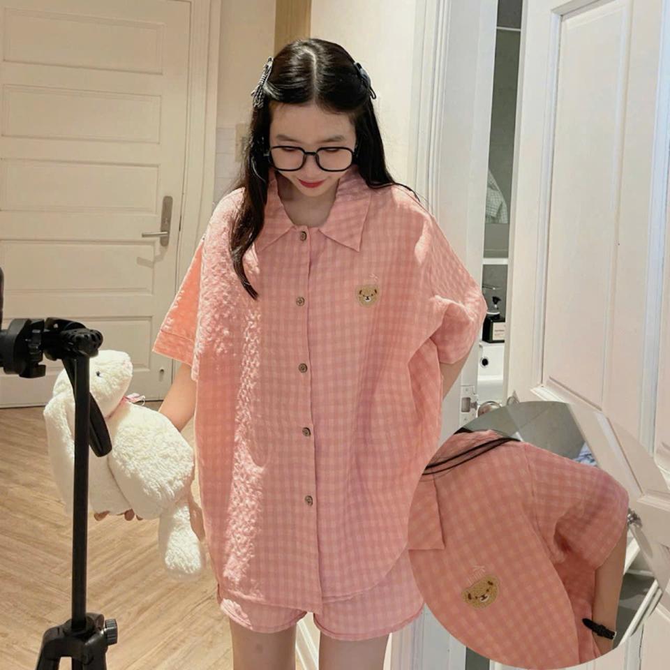 Set pizama cộc -duoc-ban-tai-ANN Unisex
