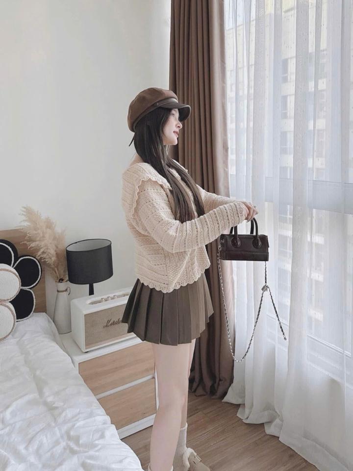 Áo khoác cdg len cổ bèo-duoc-ban-tai-ANN Unisex