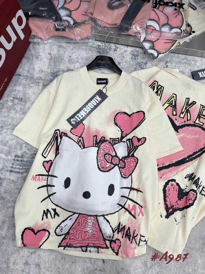 Phông kitty hồng -duoc-ban-tai-ANN Unisex