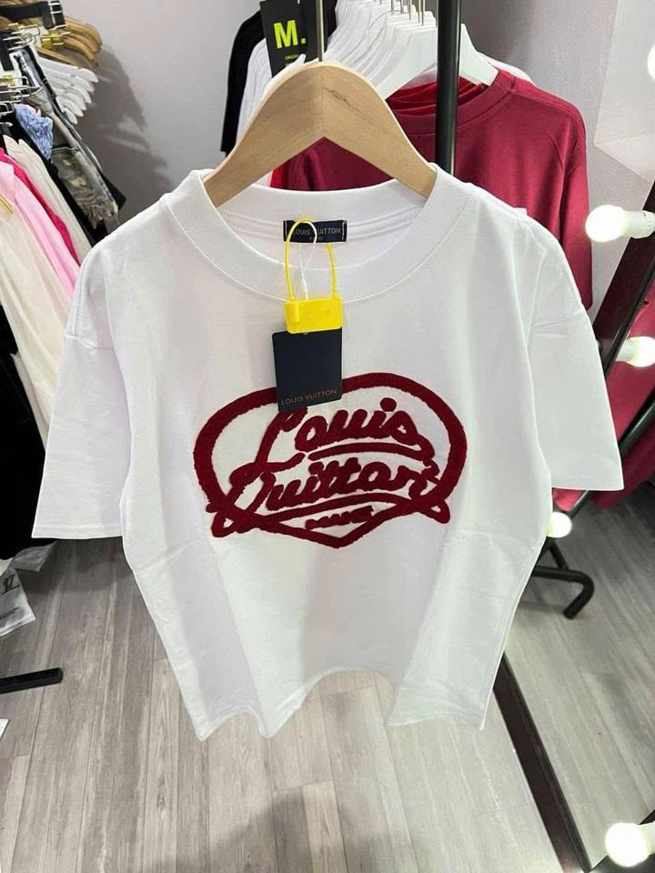 Áo tim lv thêu xù-duoc-ban-tai-ANN Unisex