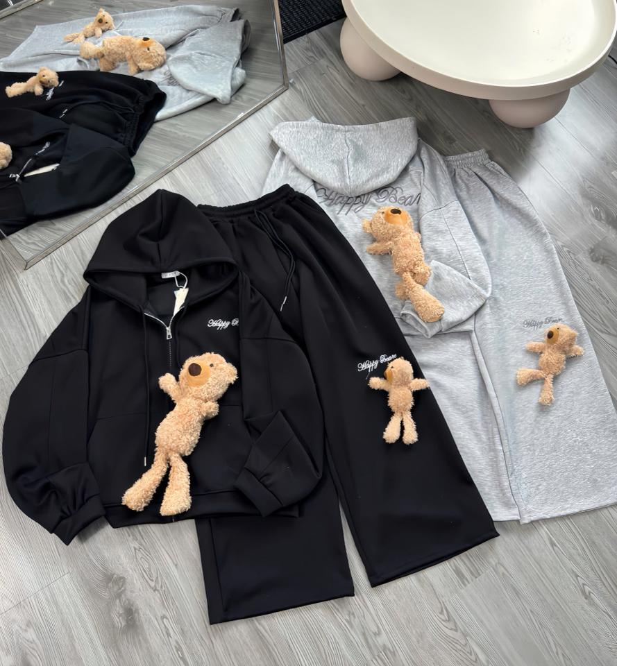 Set nỉ hoodie  gấu demazo -duoc-ban-tai-ANN Unisex