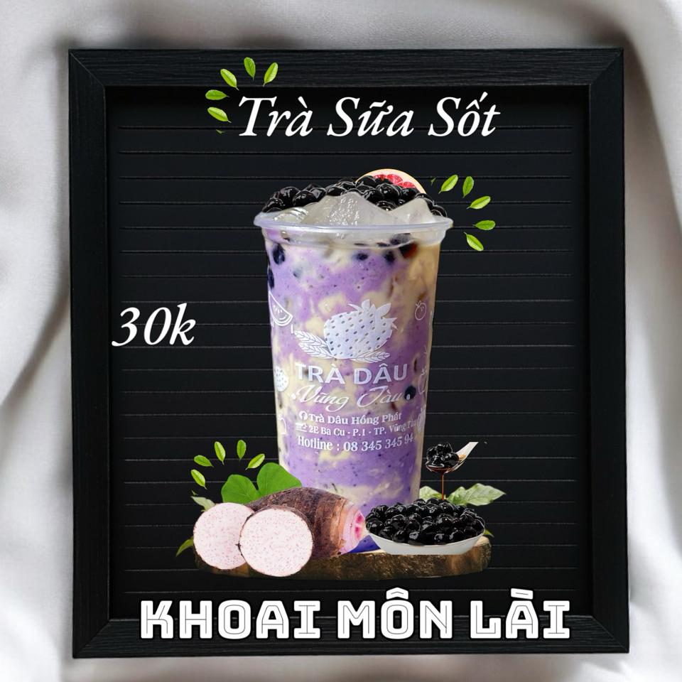 Trà Sữa Sốt Khoai Môn-duoc-ban-tai-Trà Dâu Vũng Tàu