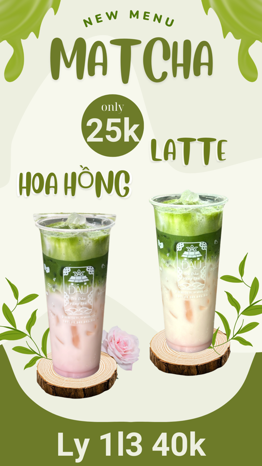 Matcha Latte nhỏ-duoc-ban-tai-Trà Dâu Vũng Tàu