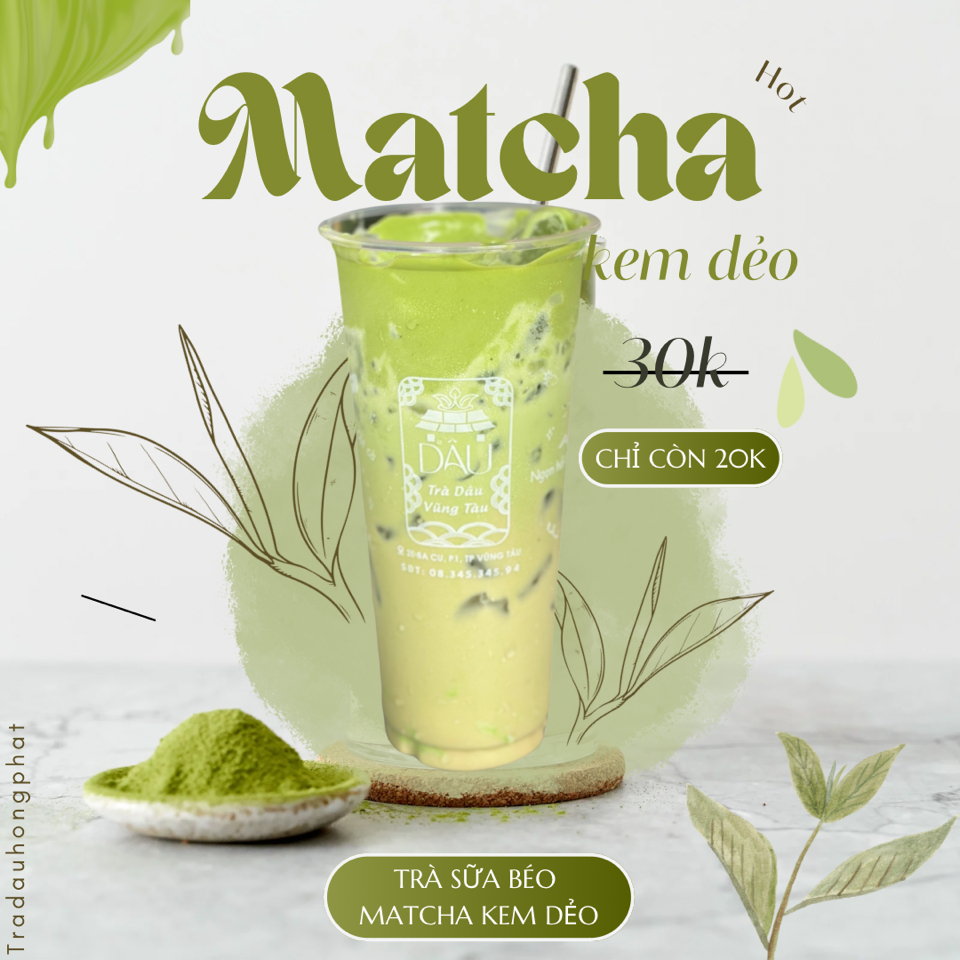 Matcha Kem-duoc-ban-tai-Trà Dâu Vũng Tàu