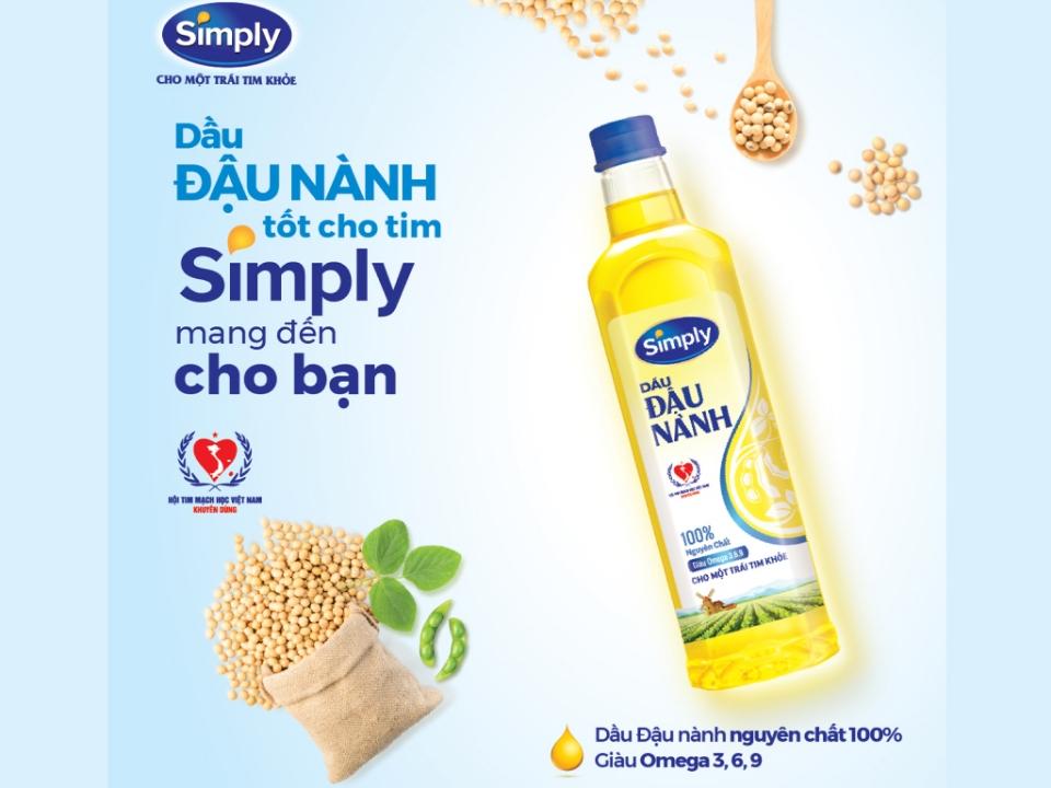 Dầu Simply đậu nành 1 lít-duoc-ban-tai-Thanh Trúc store